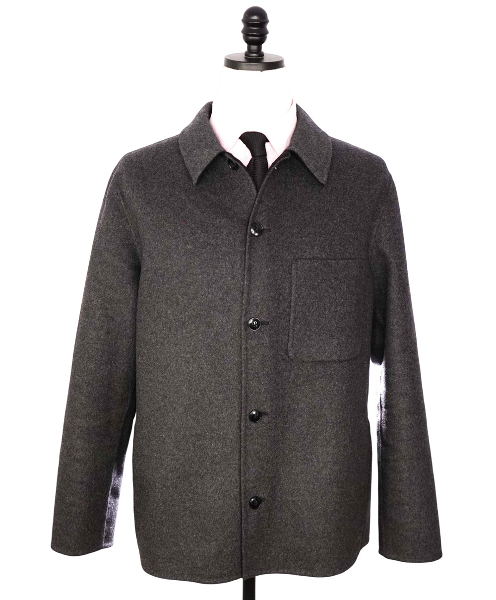 $995 G/FORE - Gray 100% Cashmere Chore Jacket - L